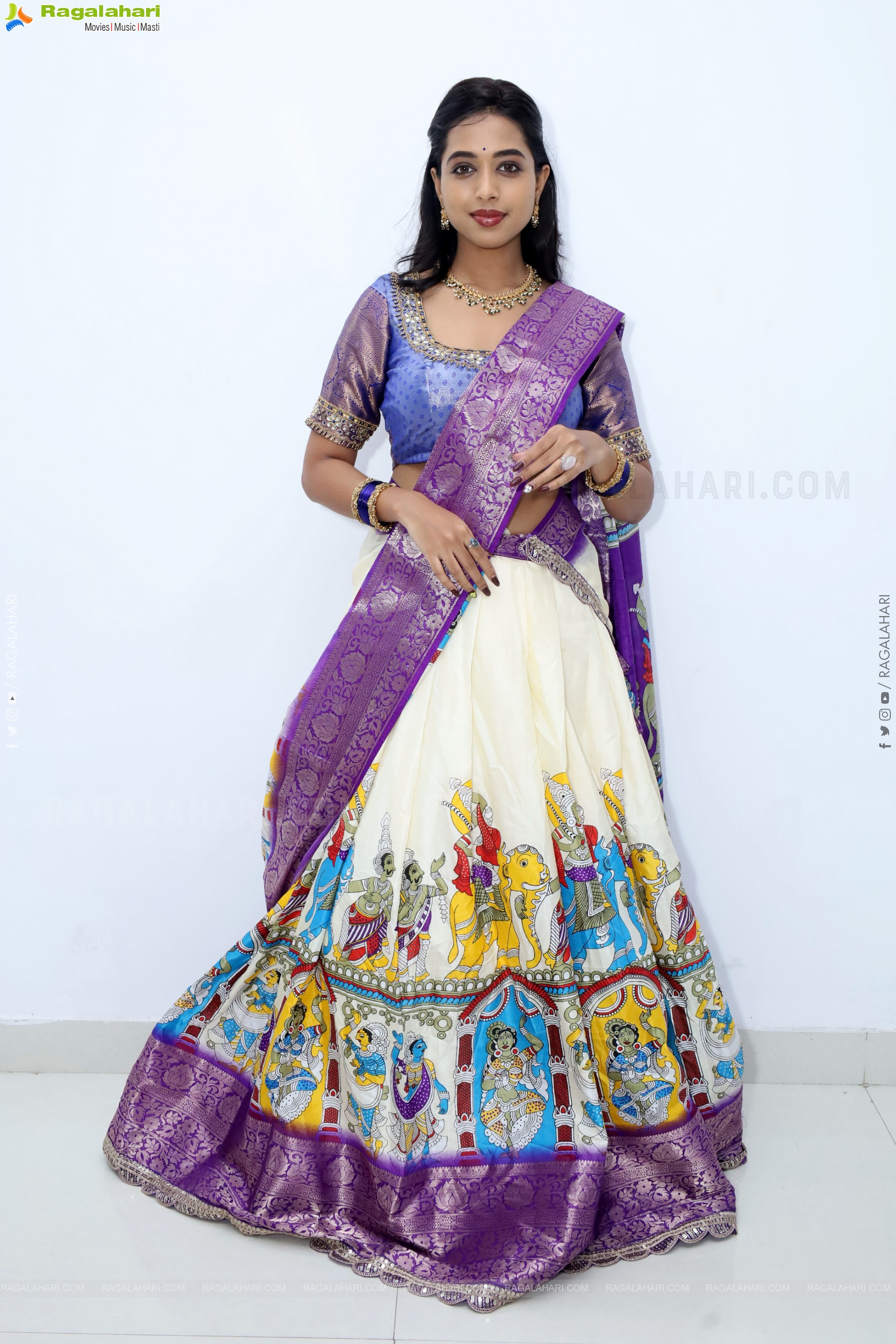 Krithika Latest stills in Half Saree, HD Gallery