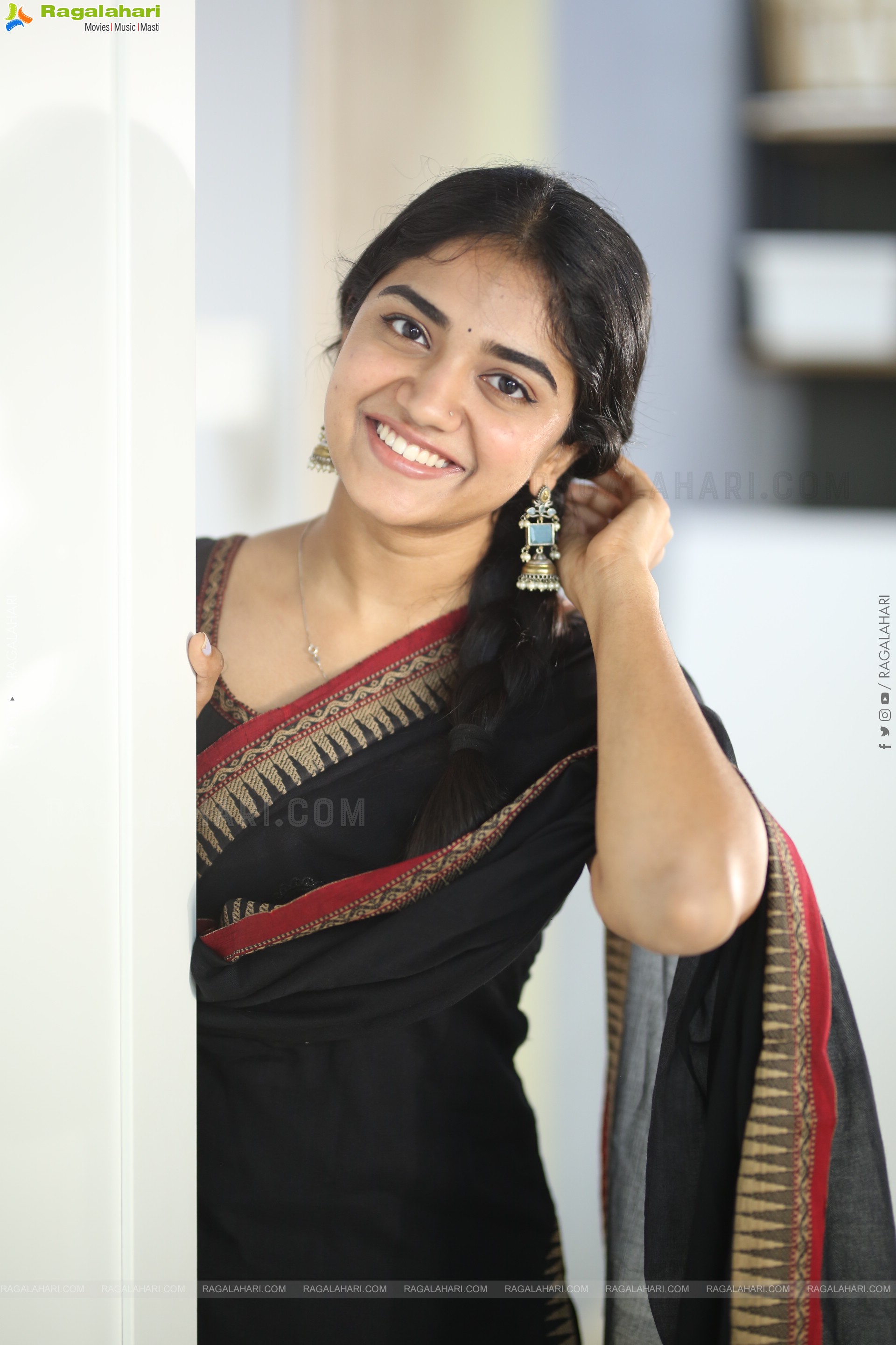 Malavika Manoj at Oh Bhama Ayyo Rama Movie Interview, HD Gallery