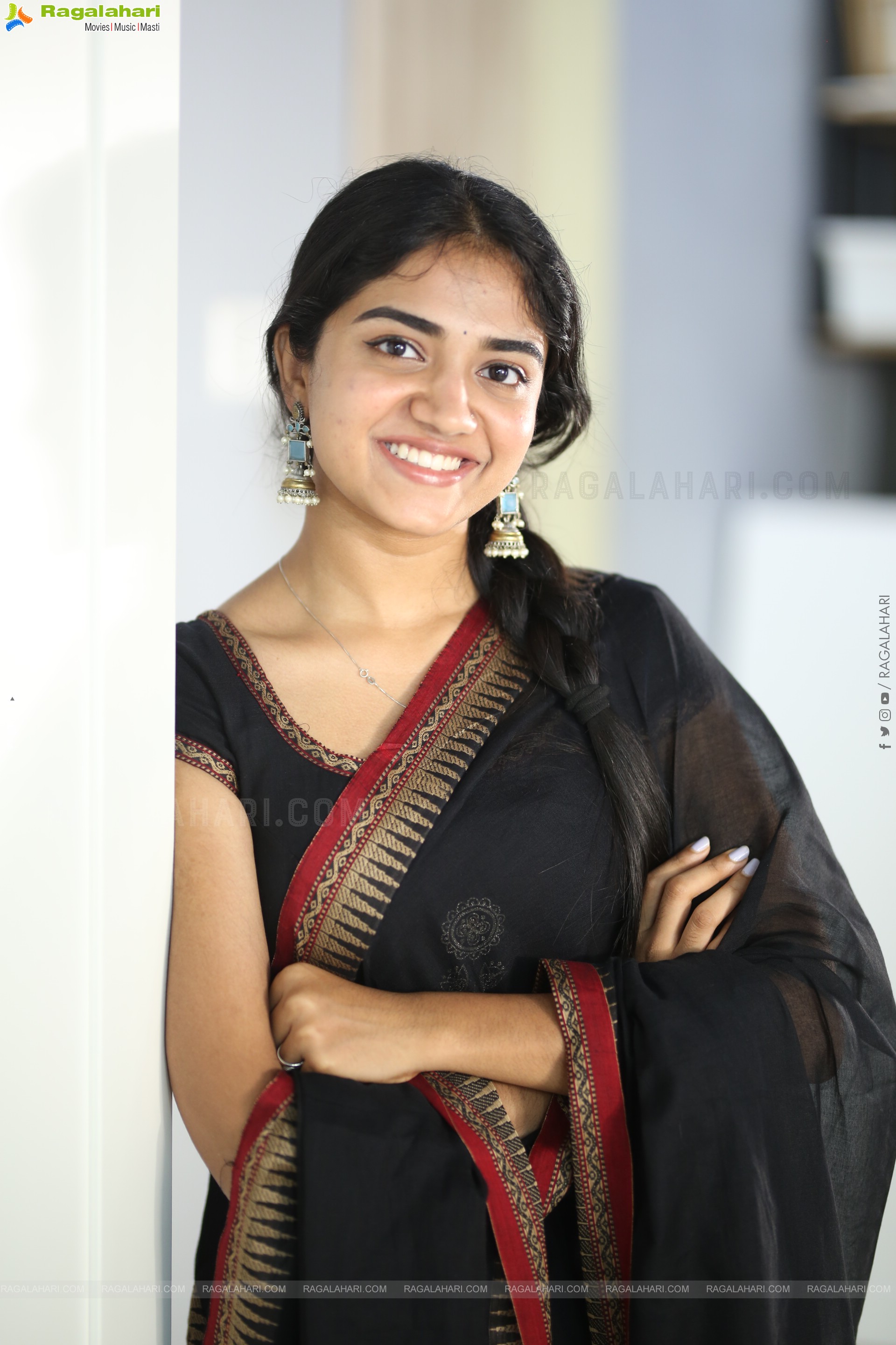 Malavika Manoj at Oh Bhama Ayyo Rama Movie Interview, HD Gallery