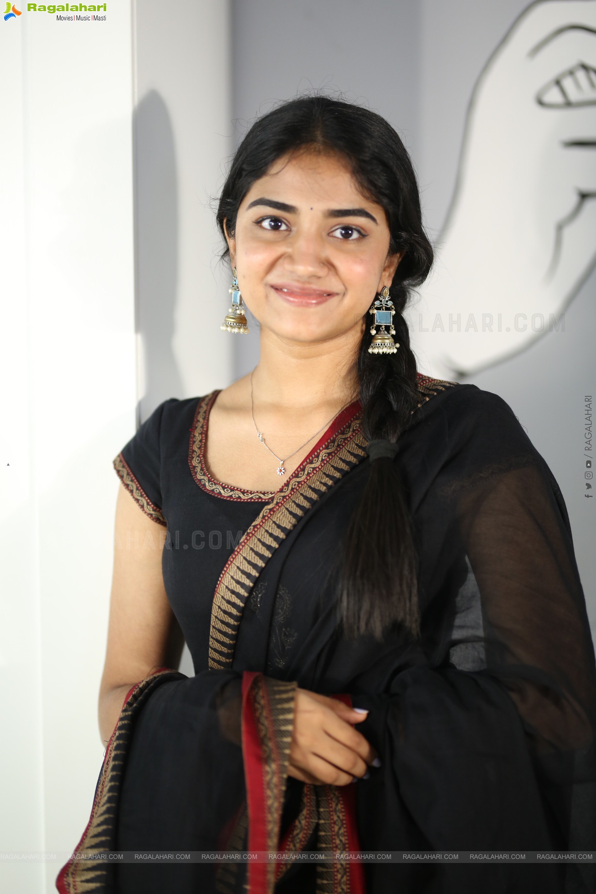 Malavika Manoj at Oh Bhama Ayyo Rama Movie Interview, HD Gallery