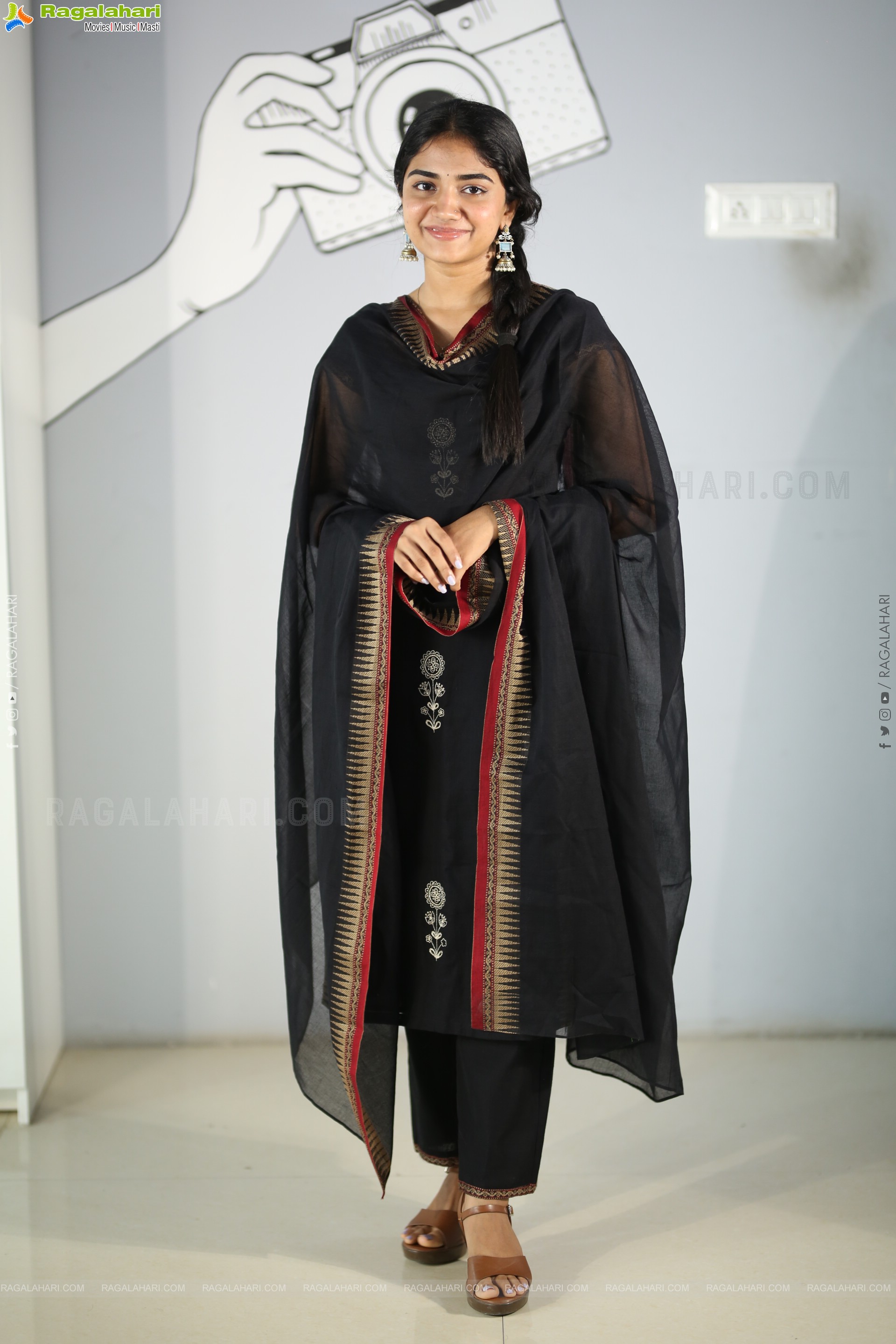 Malavika Manoj at Oh Bhama Ayyo Rama Movie Interview, HD Gallery