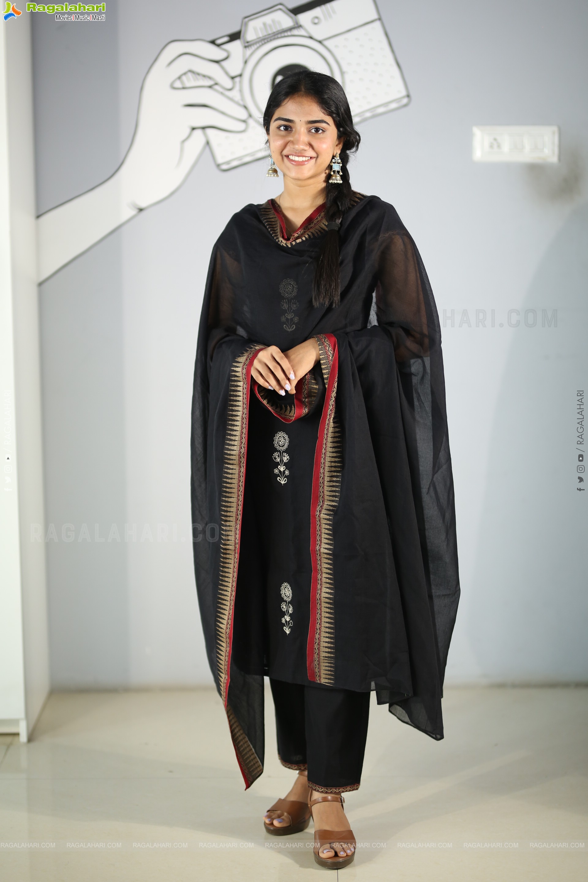 Malavika Manoj at Oh Bhama Ayyo Rama Movie Interview, HD Gallery