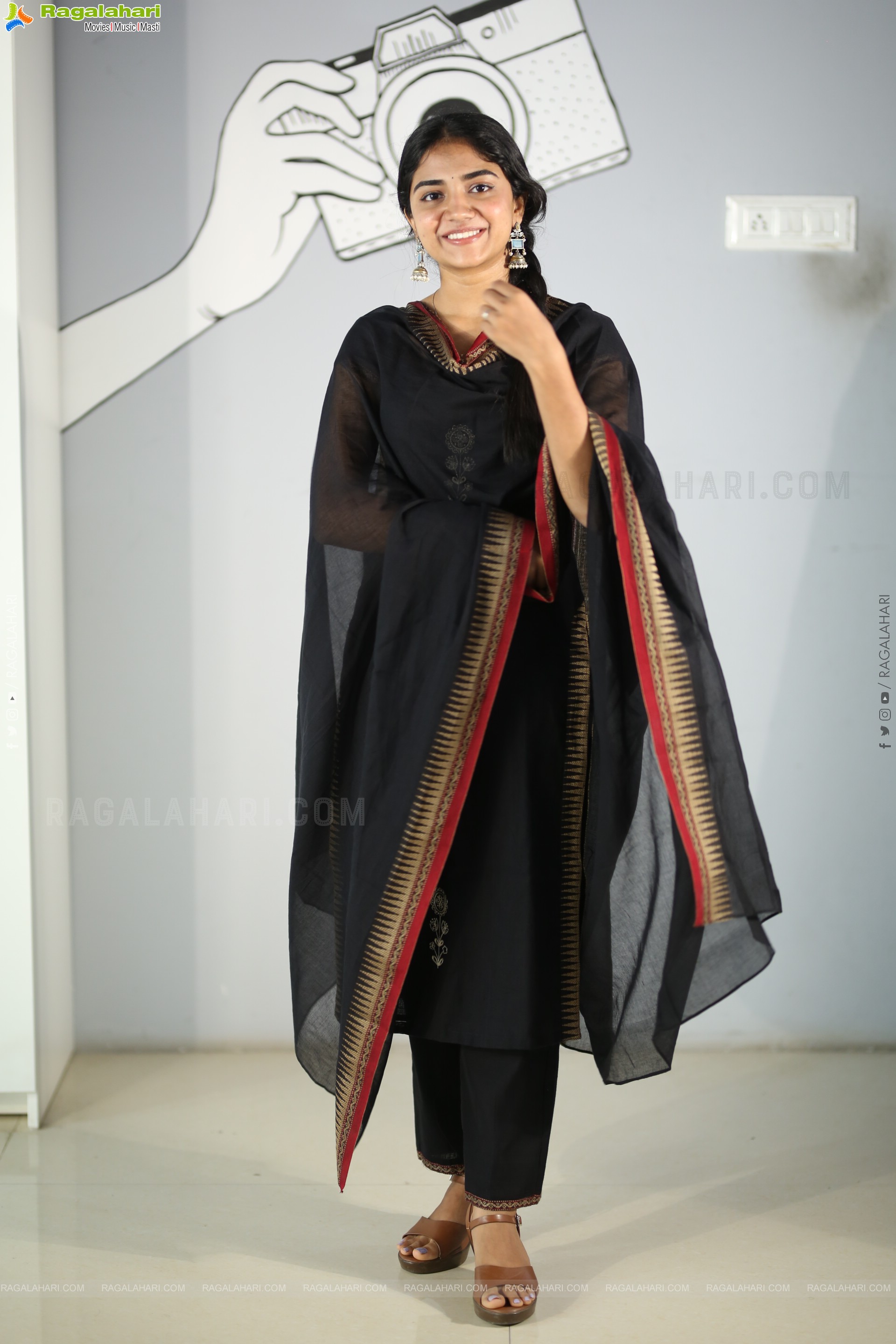 Malavika Manoj at Oh Bhama Ayyo Rama Movie Interview, HD Gallery