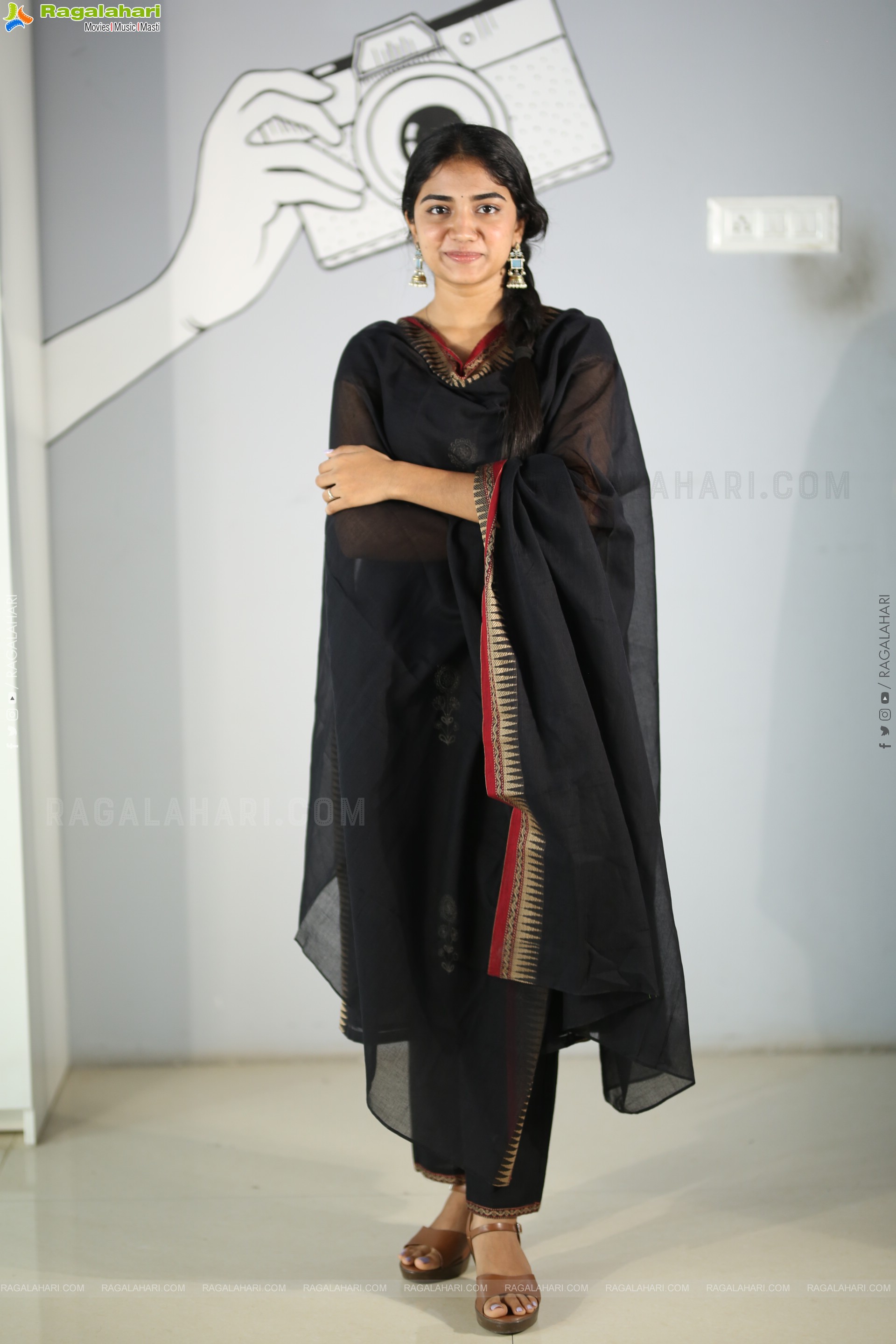 Malavika Manoj at Oh Bhama Ayyo Rama Movie Interview, HD Gallery