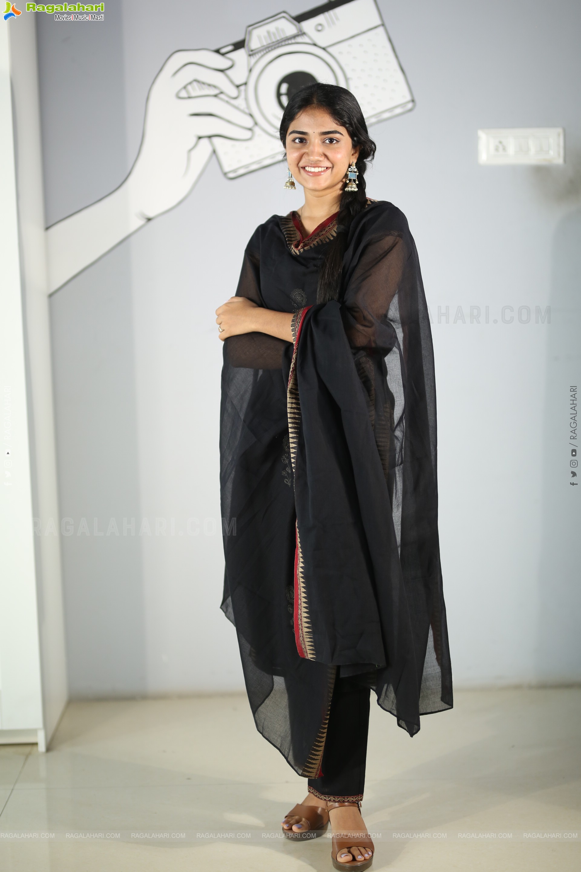 Malavika Manoj at Oh Bhama Ayyo Rama Movie Interview, HD Gallery
