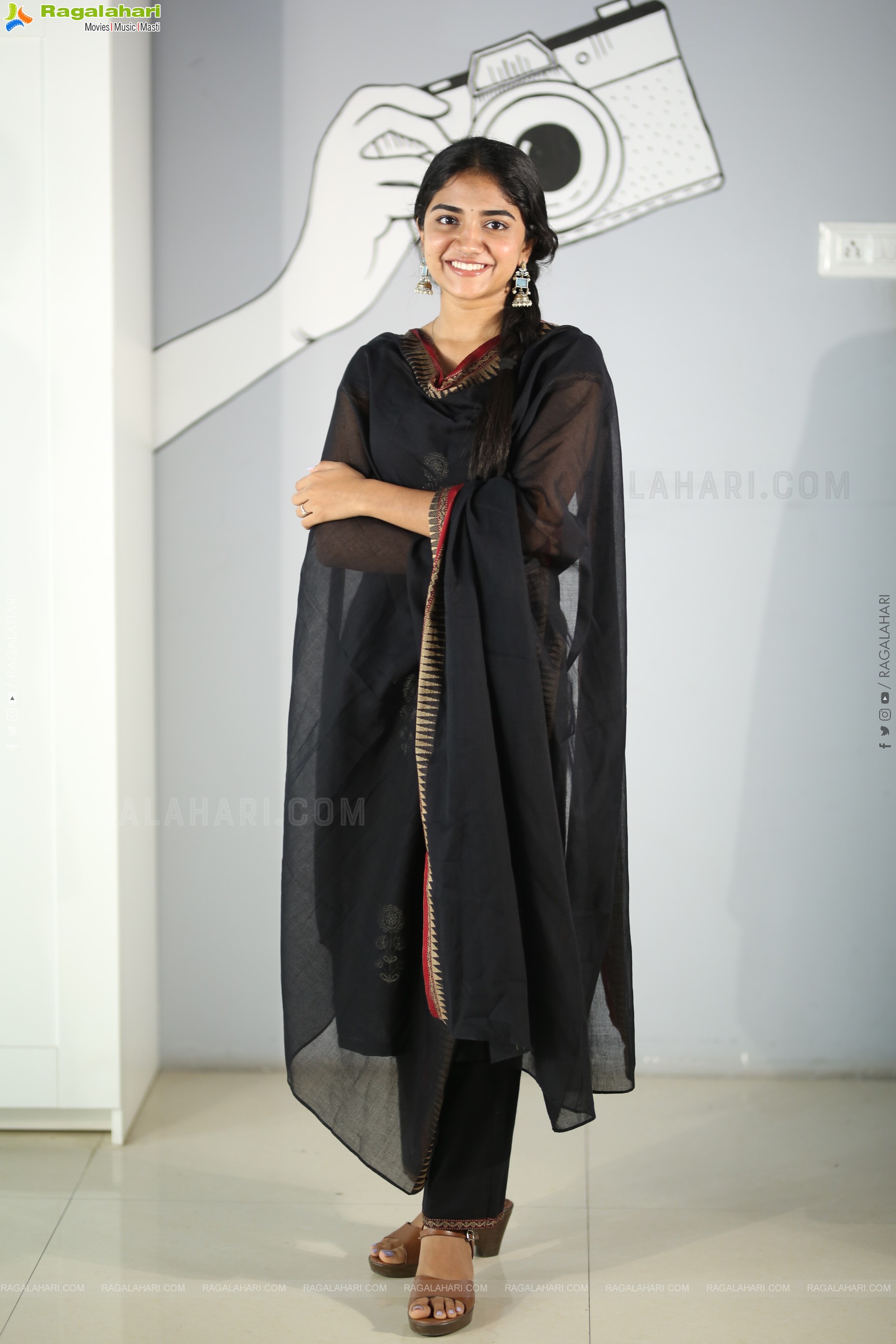 Malavika Manoj at Oh Bhama Ayyo Rama Movie Interview, HD Gallery