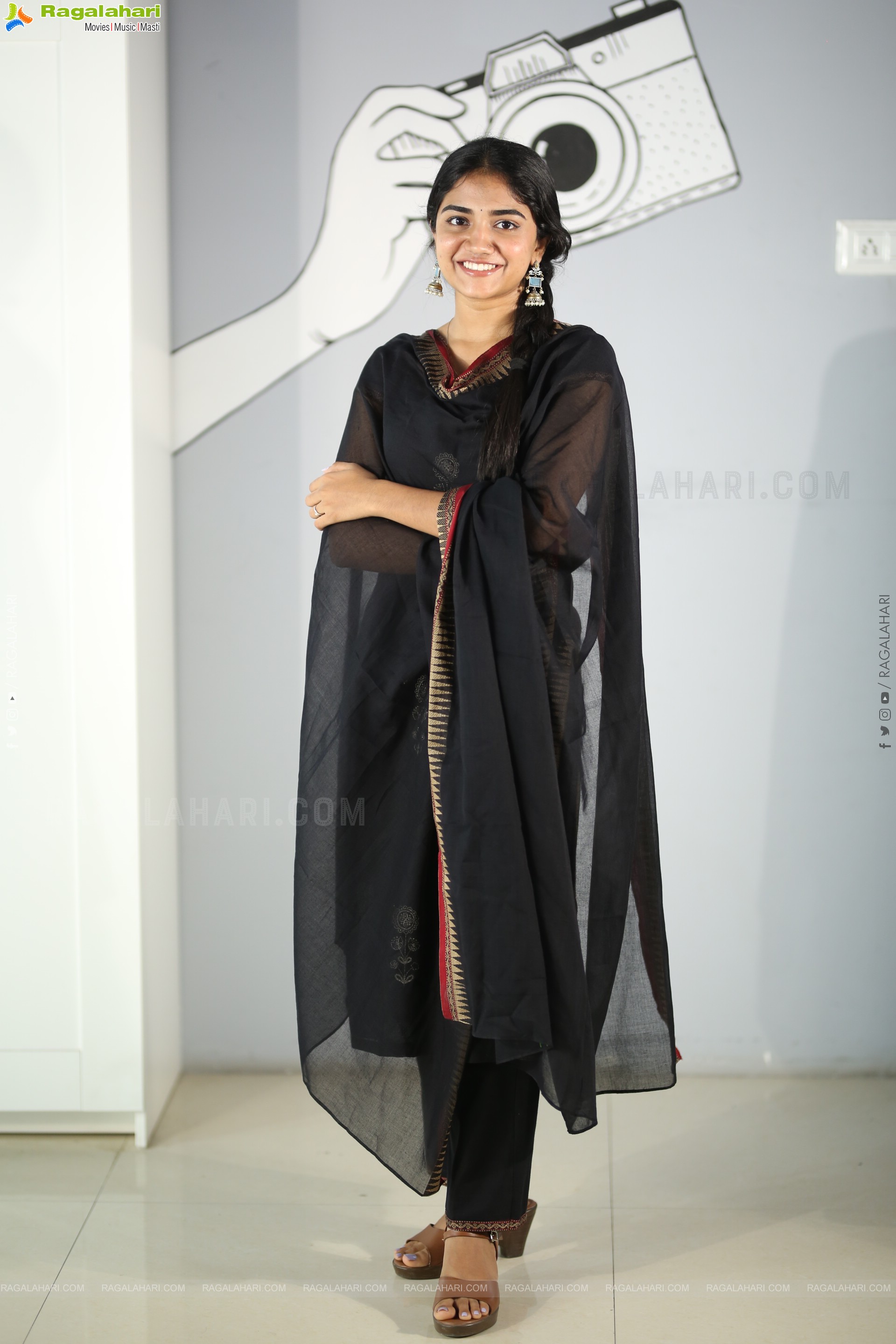 Malavika Manoj at Oh Bhama Ayyo Rama Movie Interview, HD Gallery