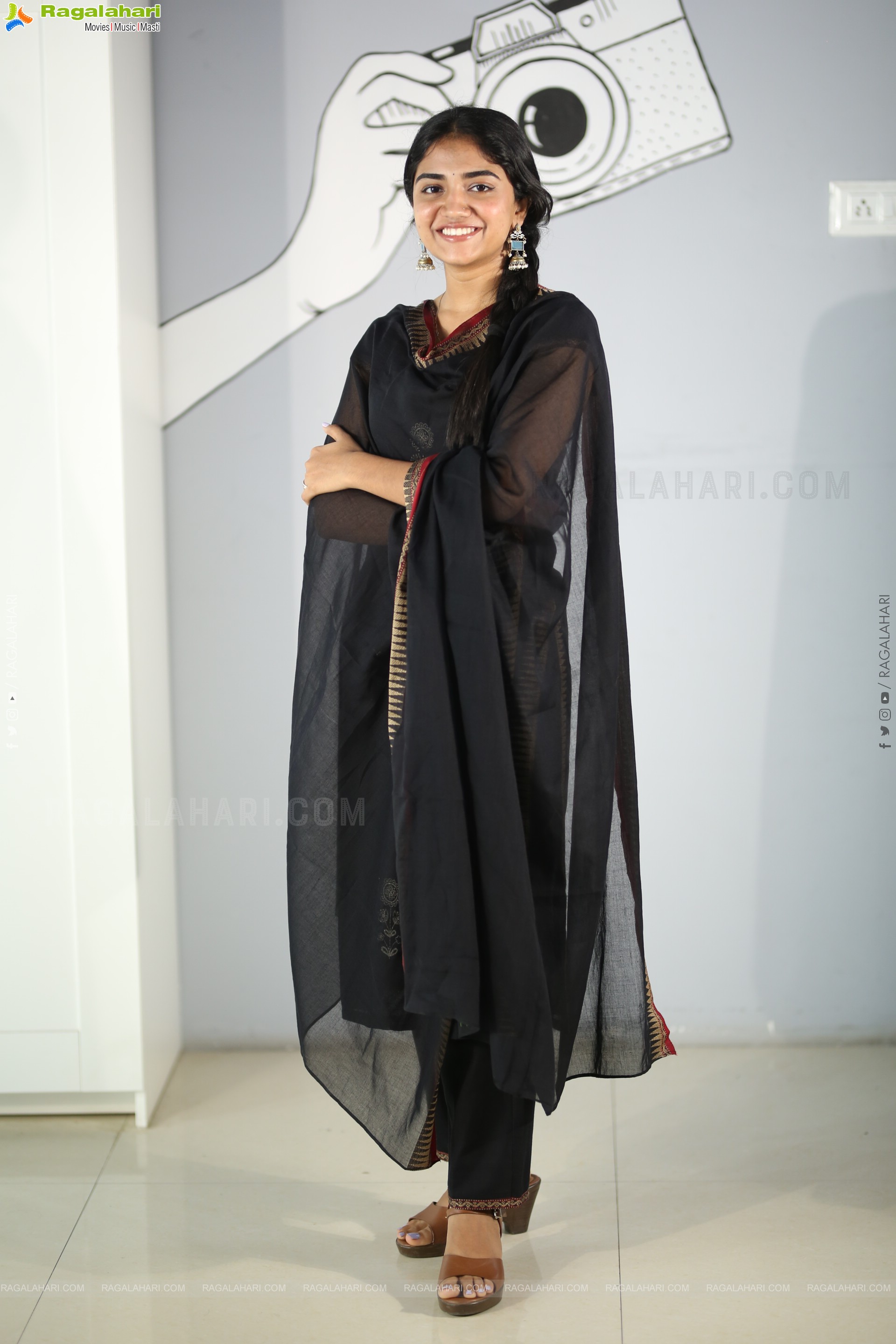 Malavika Manoj at Oh Bhama Ayyo Rama Movie Interview, HD Gallery
