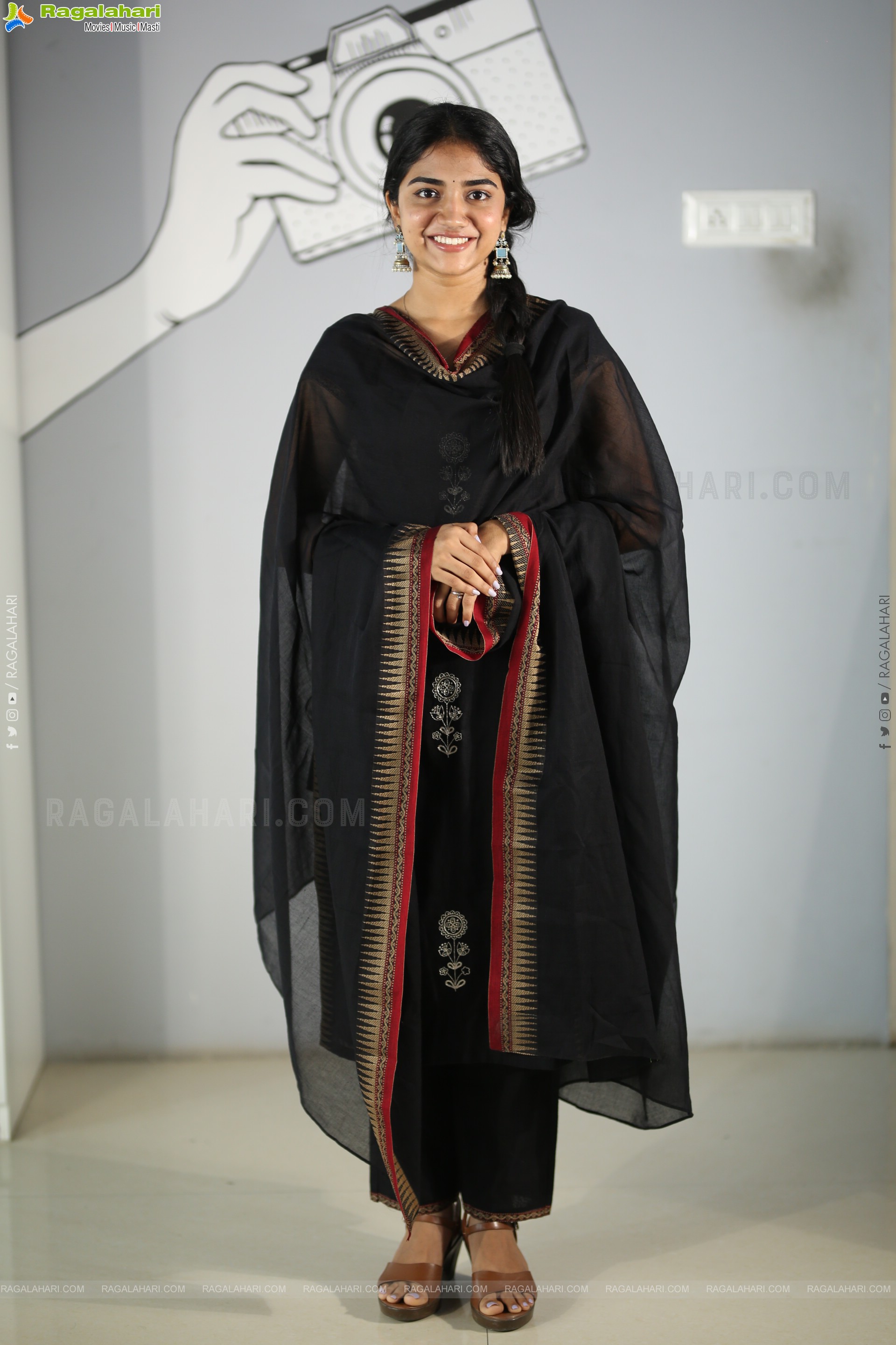 Malavika Manoj at Oh Bhama Ayyo Rama Movie Interview, HD Gallery