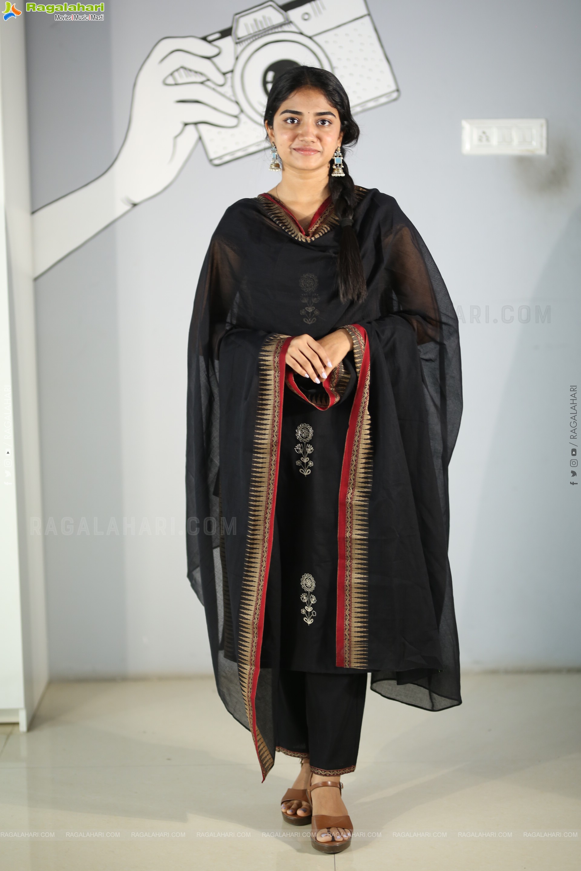 Malavika Manoj at Oh Bhama Ayyo Rama Movie Interview, HD Gallery
