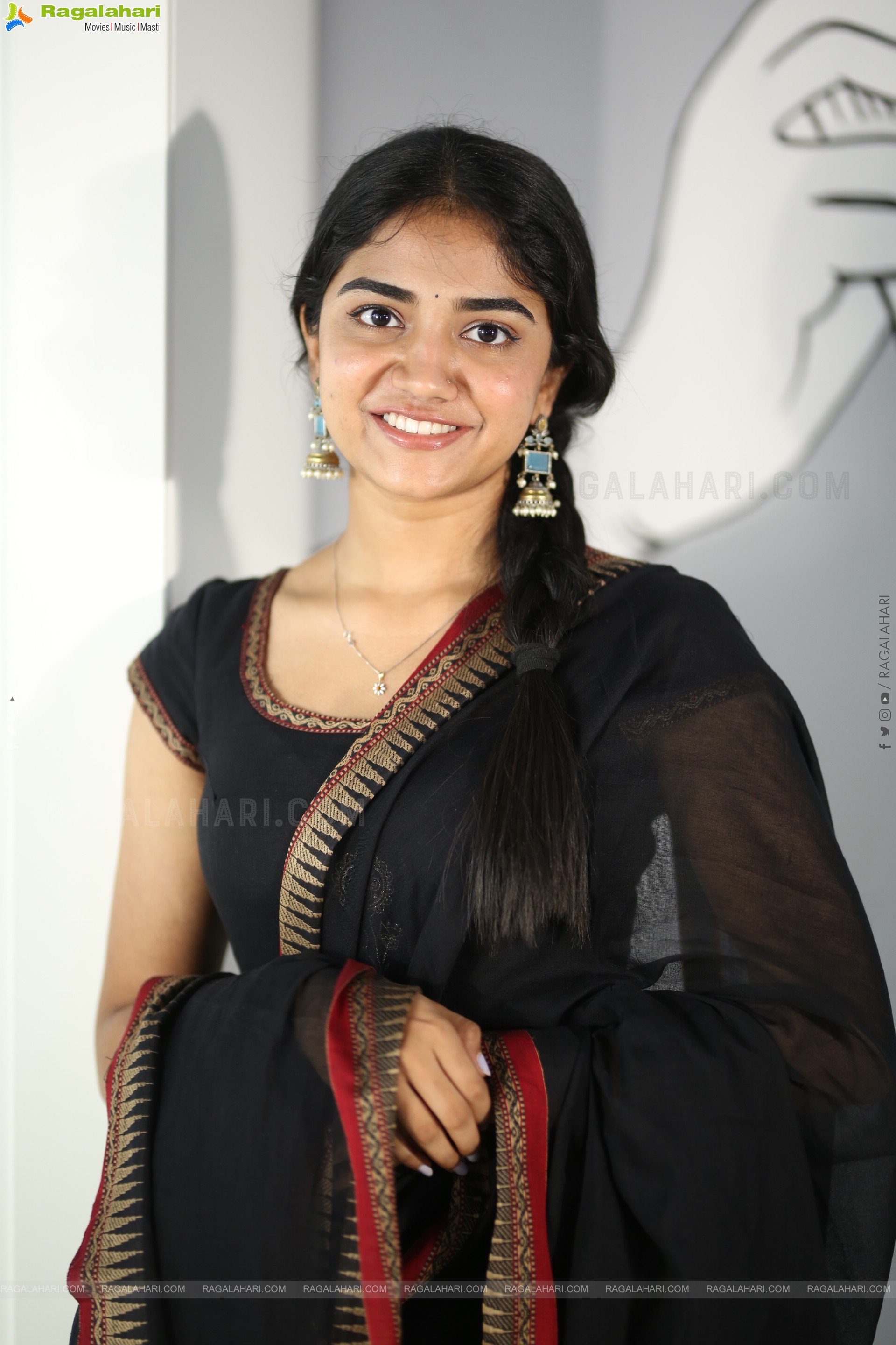 Malavika Manoj at Oh Bhama Ayyo Rama Movie Interview, HD Gallery