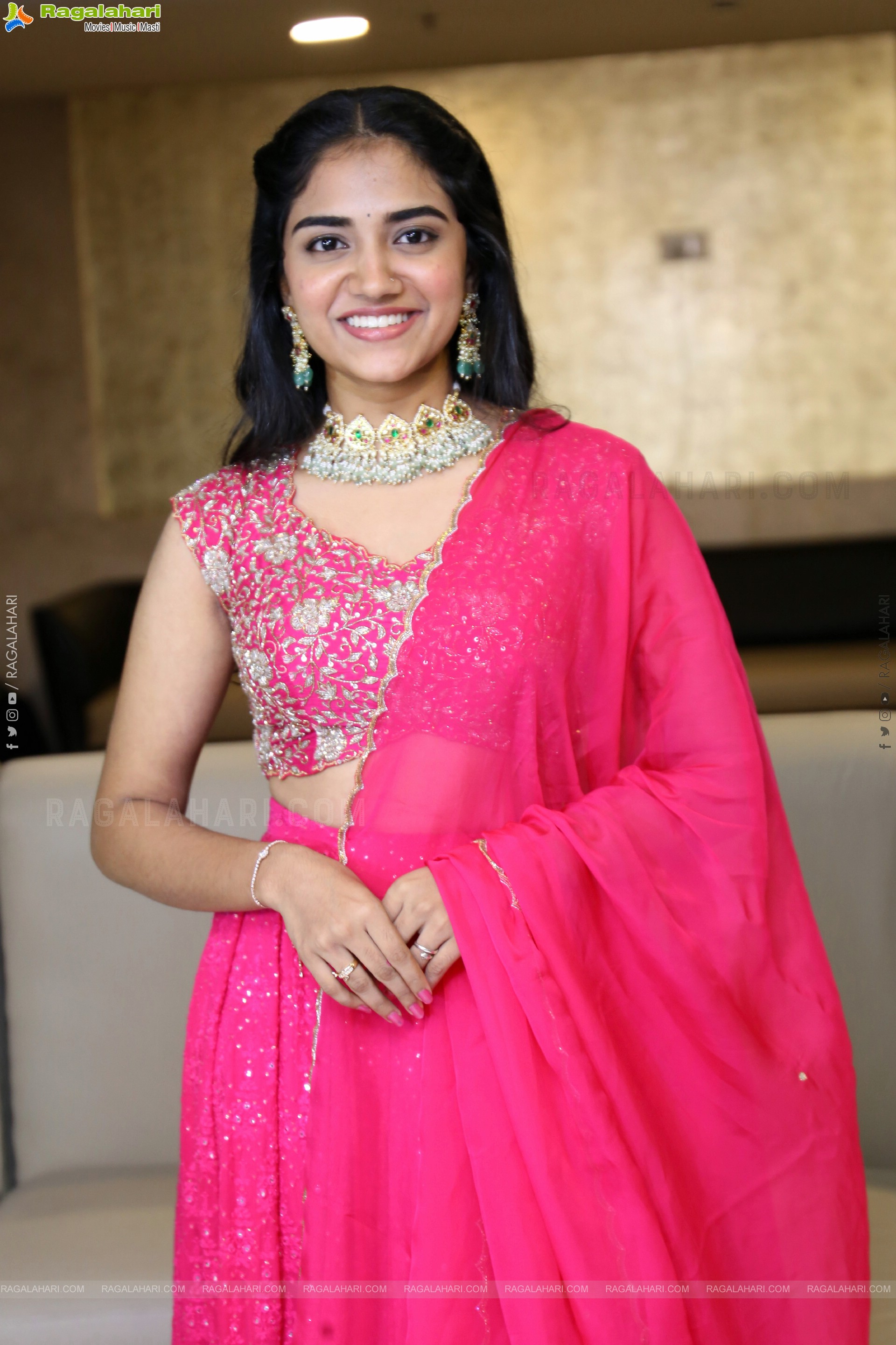 Malavika Manoj at Oh Bhama Ayyo Rama Prerelease Event, HD Gallery