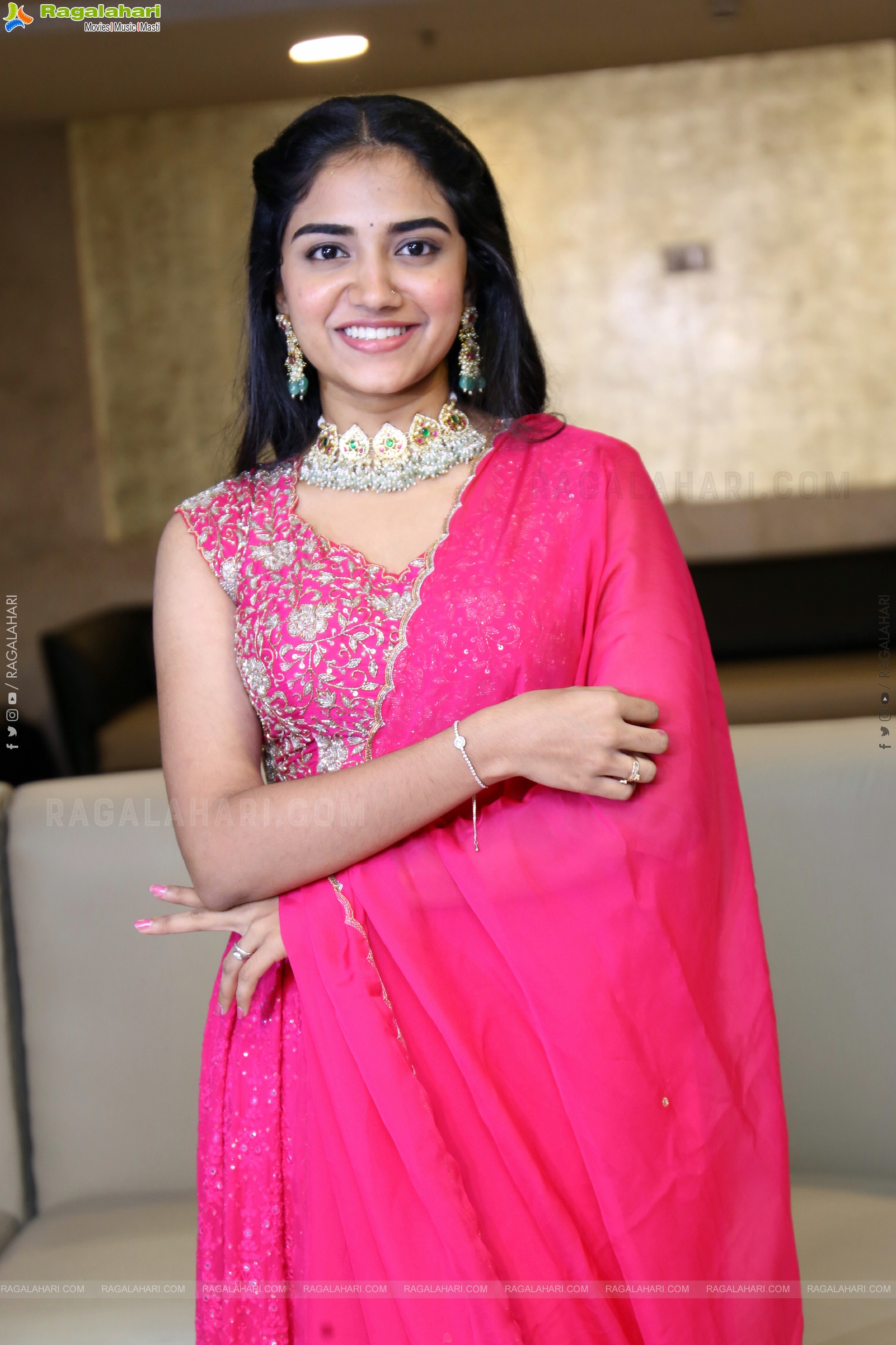Malavika Manoj at Oh Bhama Ayyo Rama Prerelease Event, HD Gallery