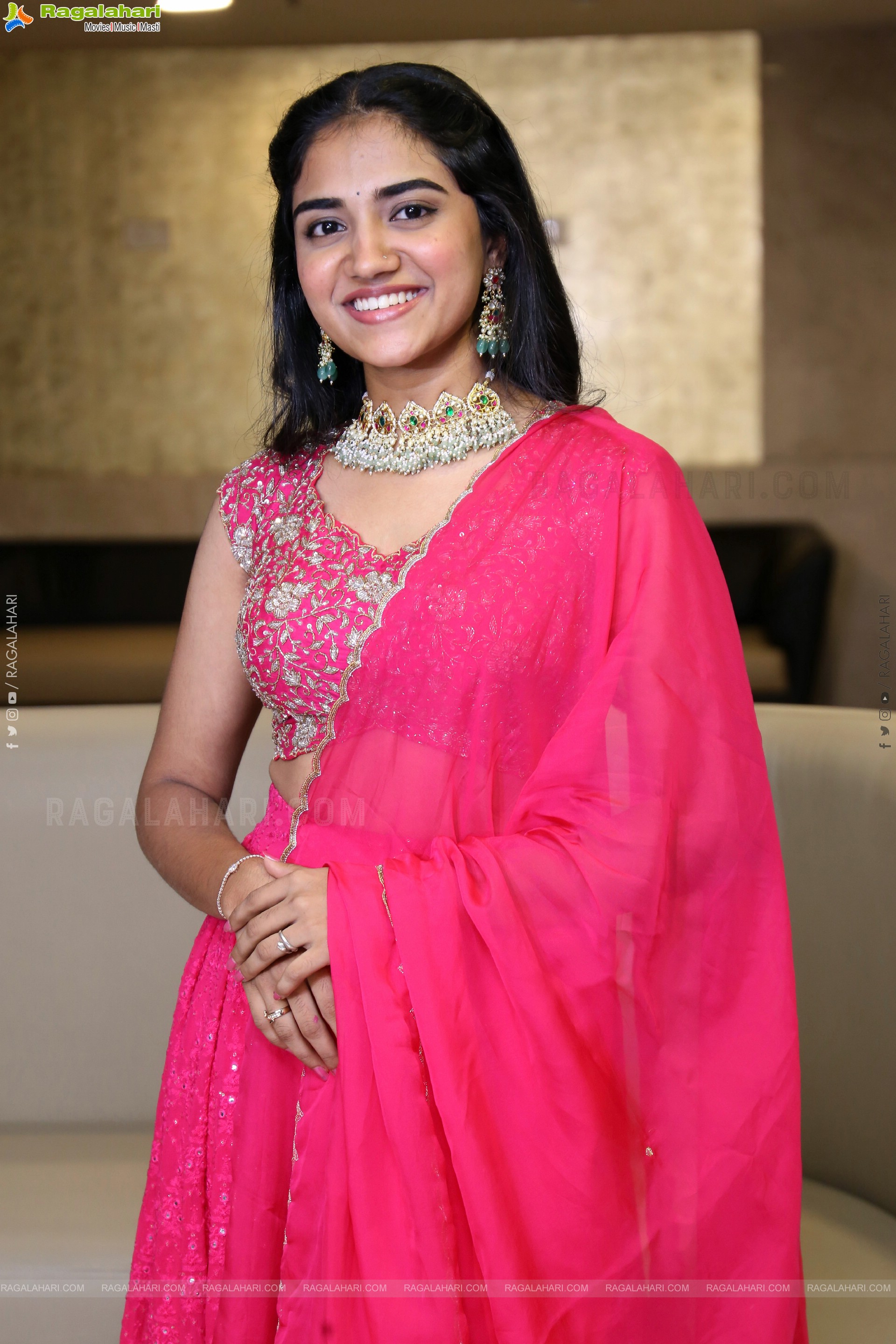 Malavika Manoj at Oh Bhama Ayyo Rama Prerelease Event, HD Gallery