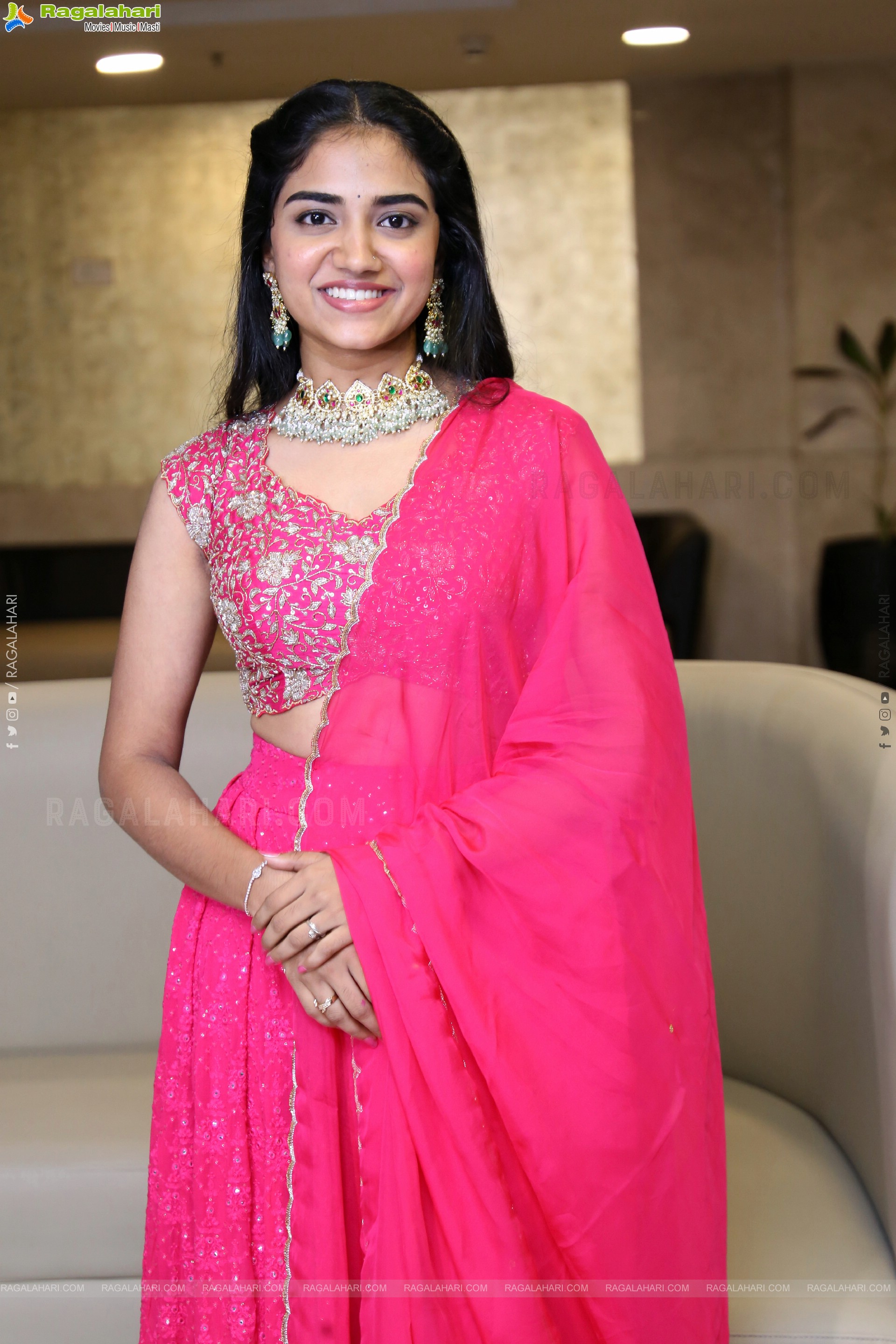 Malavika Manoj at Oh Bhama Ayyo Rama Prerelease Event, HD Gallery
