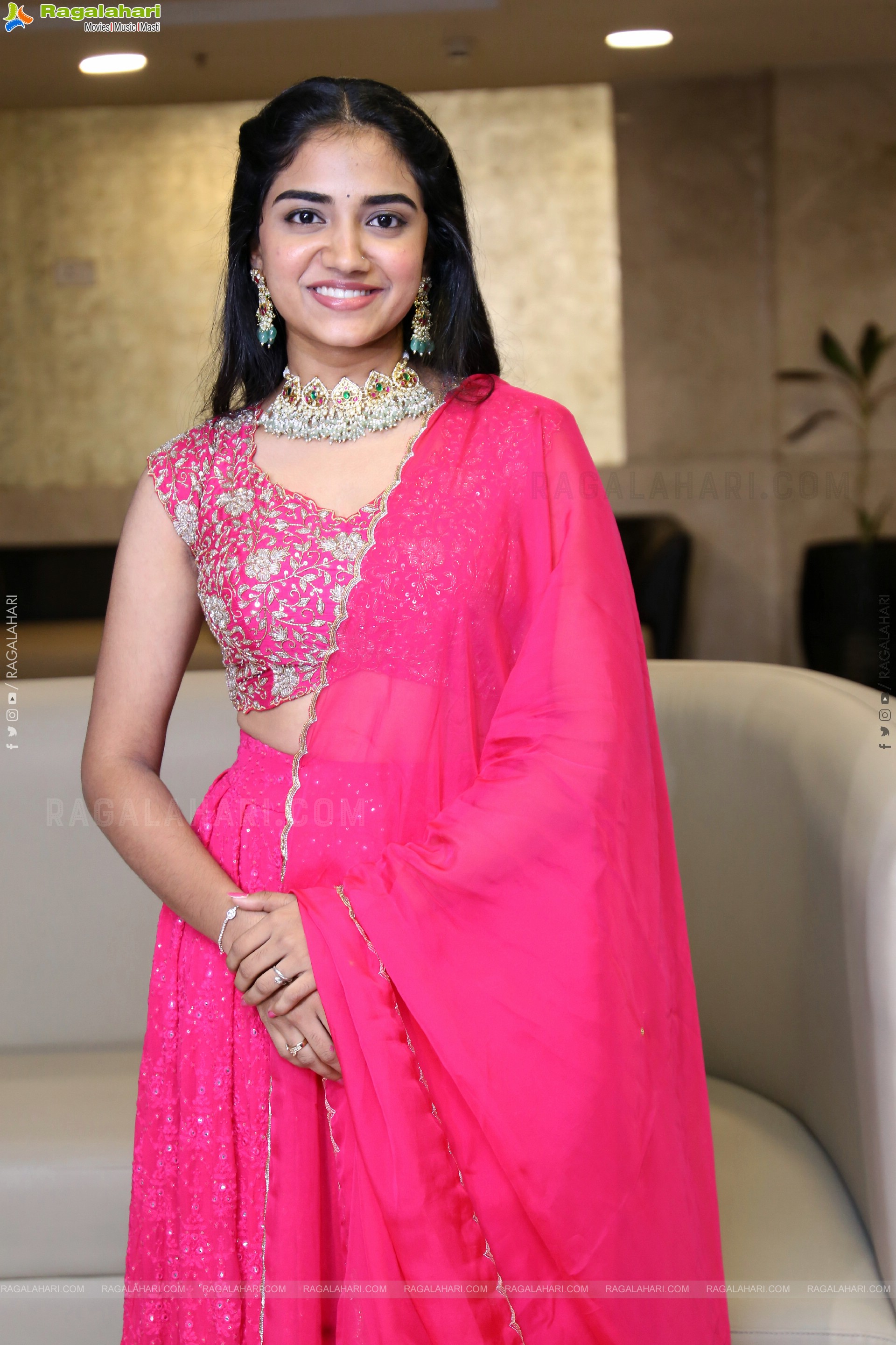 Malavika Manoj at Oh Bhama Ayyo Rama Prerelease Event, HD Gallery