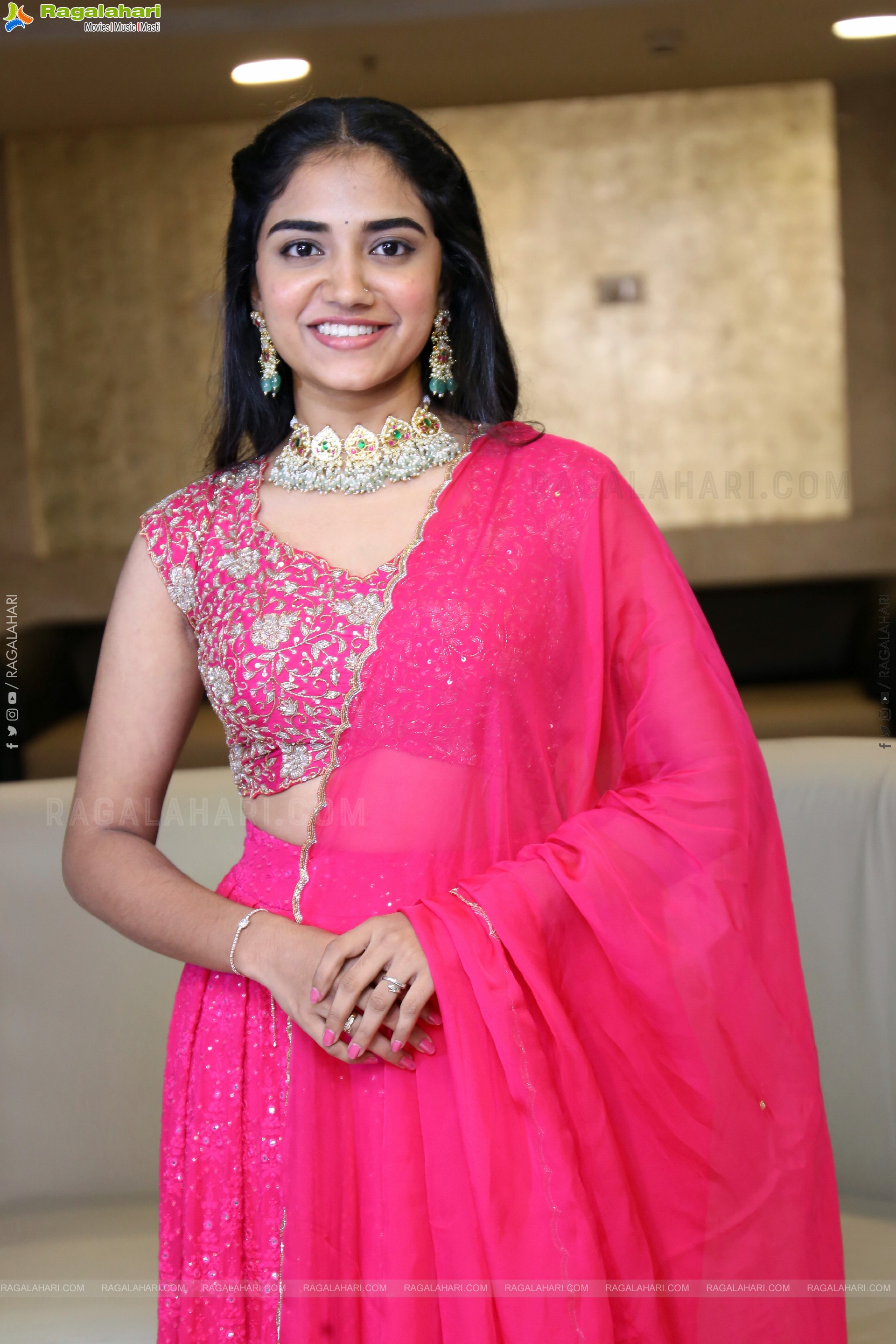 Malavika Manoj at Oh Bhama Ayyo Rama Prerelease Event, HD Gallery