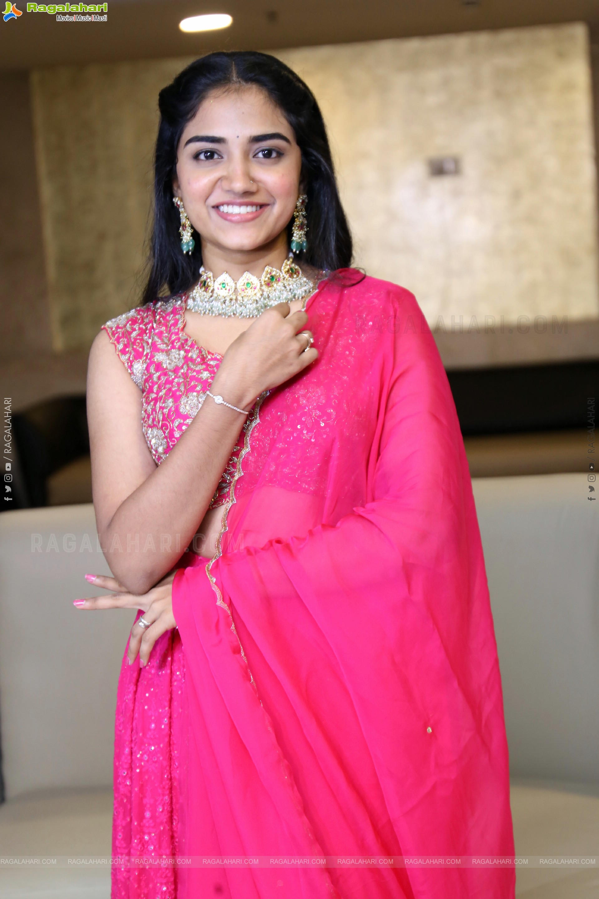 Malavika Manoj at Oh Bhama Ayyo Rama Prerelease Event, HD Gallery