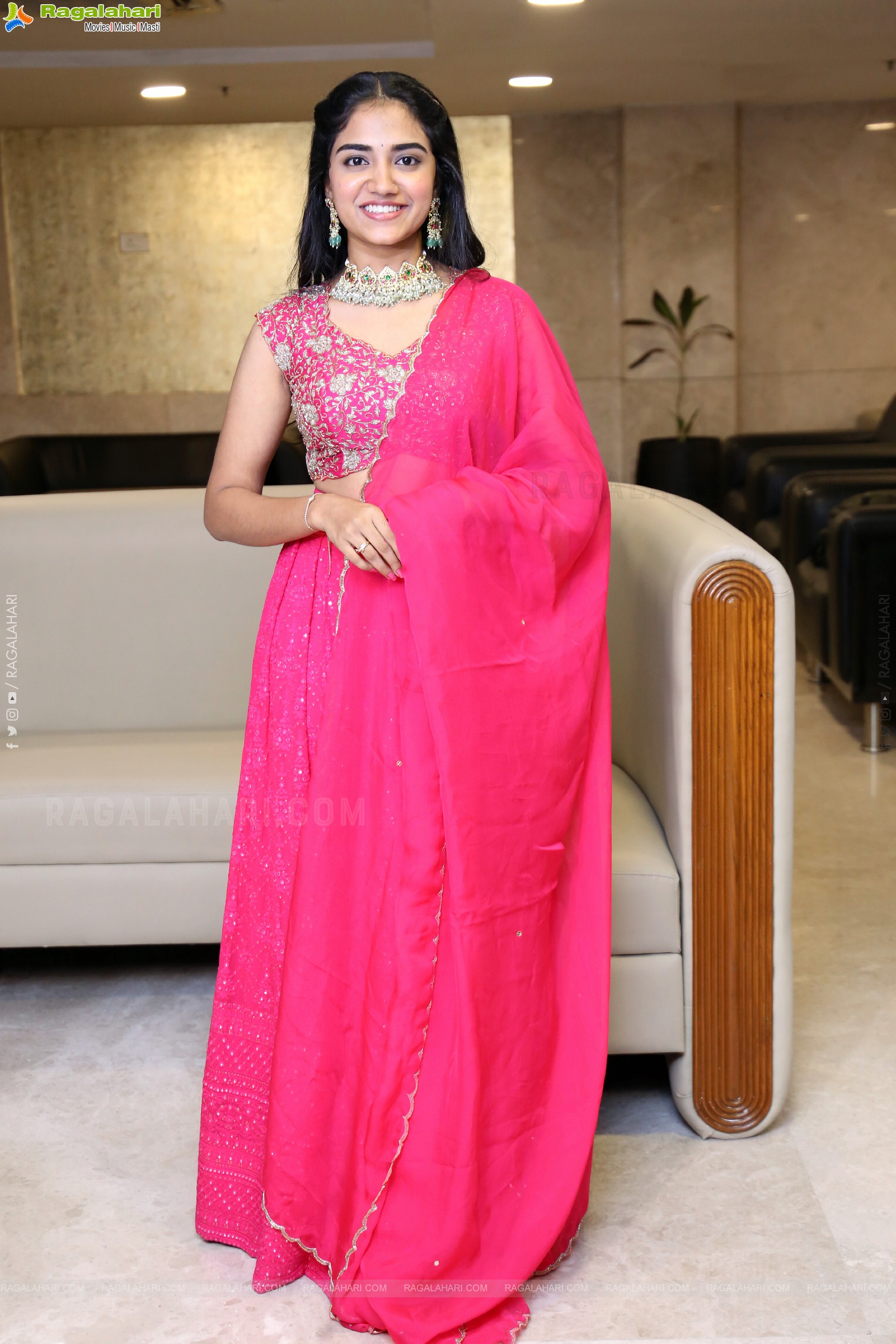 Malavika Manoj at Oh Bhama Ayyo Rama Prerelease Event, HD Gallery