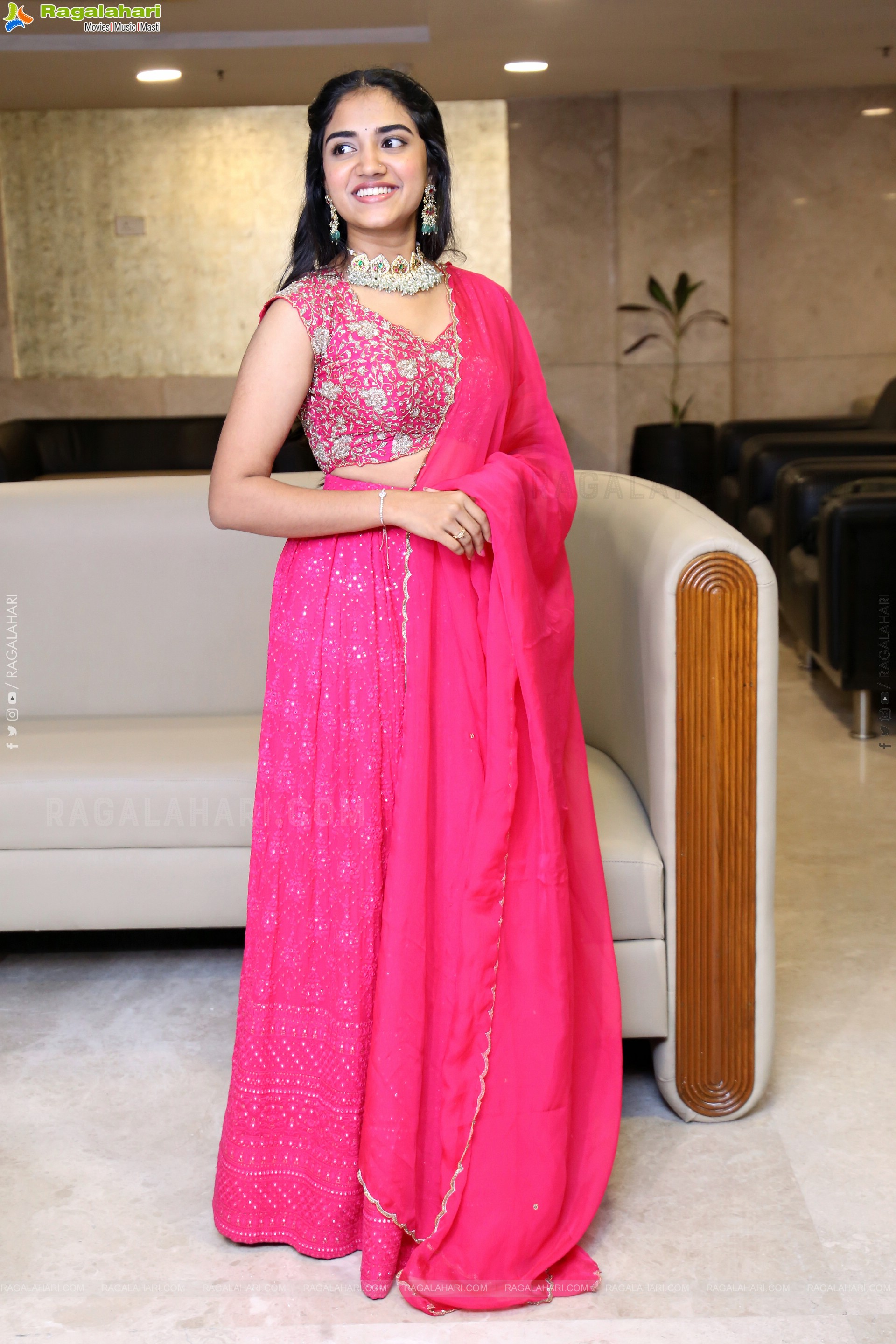 Malavika Manoj at Oh Bhama Ayyo Rama Prerelease Event, HD Gallery