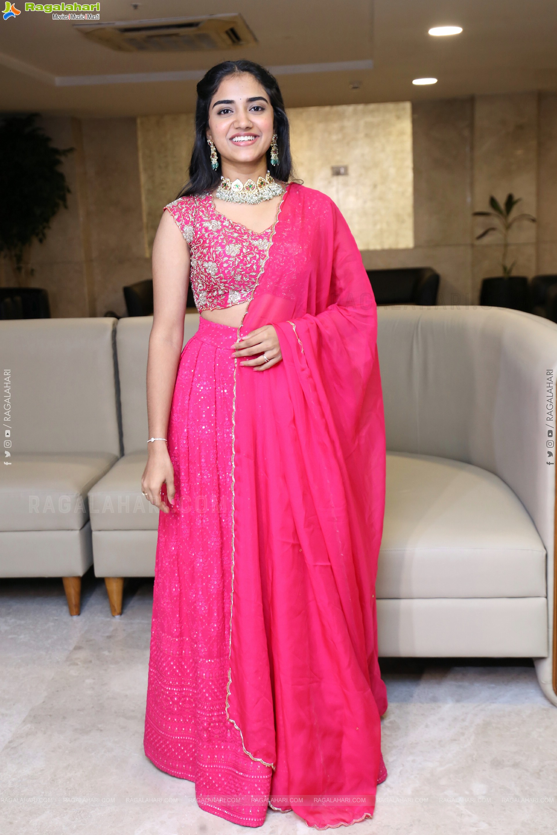 Malavika Manoj at Oh Bhama Ayyo Rama Prerelease Event, HD Gallery