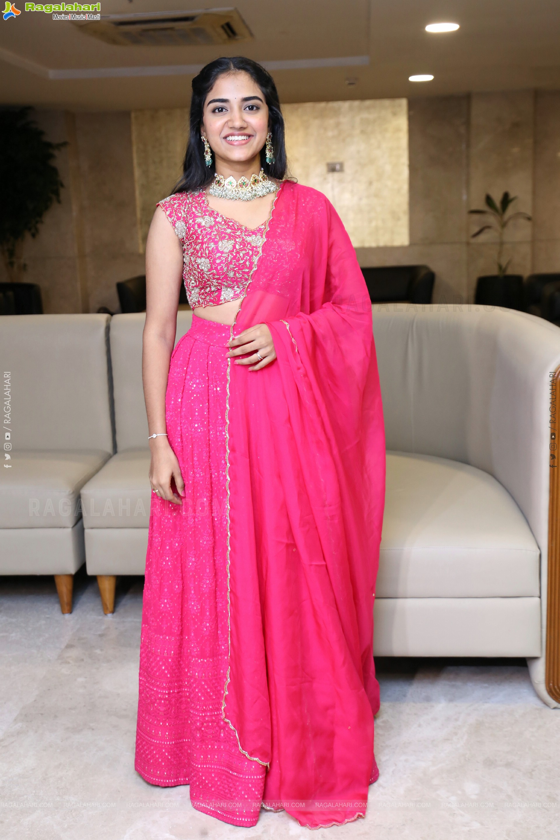 Malavika Manoj at Oh Bhama Ayyo Rama Prerelease Event, HD Gallery