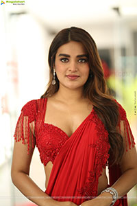 Nidhhi Agerwal at Hari Hara Veera Mallu Interview