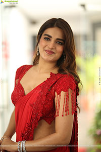 Nidhhi Agerwal at Hari Hara Veera Mallu Interview