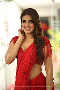 Nidhhi Agerwal at Hari Hara Veera Mallu Interview
