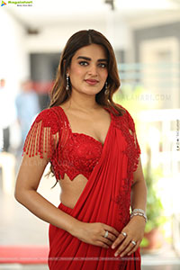 Nidhhi Agerwal at Hari Hara Veera Mallu Interview