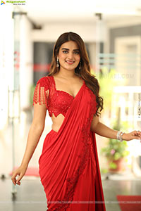 Nidhhi Agerwal at Hari Hara Veera Mallu Interview