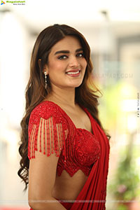 Nidhhi Agerwal at Hari Hara Veera Mallu Interview
