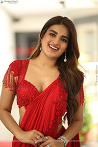 Nidhhi Agerwal at Hari Hara Veera Mallu Interview