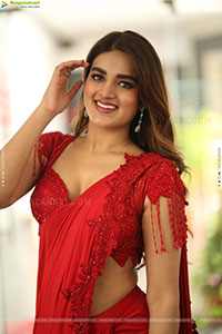 Nidhhi Agerwal at Hari Hara Veera Mallu Interview