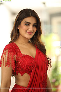 Nidhhi Agerwal at Hari Hara Veera Mallu Interview