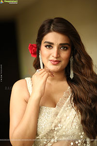 Nidhhi Agerwal at Hari Hara Veera Mallu Press Meet