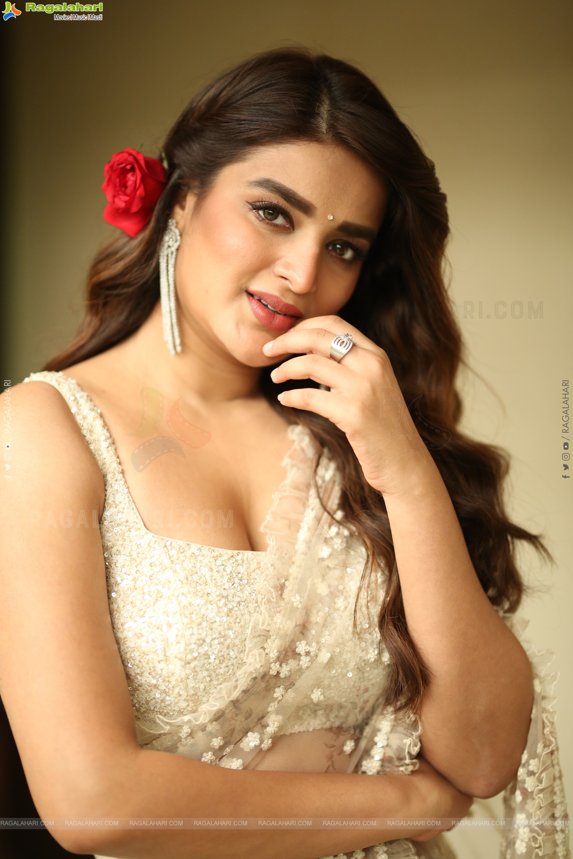 Nidhhi Agerwal at Hari Hara Veera Mallu Press Meet, HD Gallery