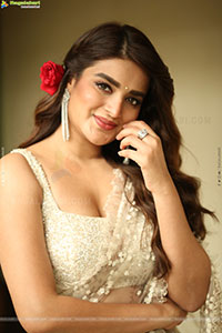 Nidhhi Agerwal at Hari Hara Veera Mallu Press Meet
