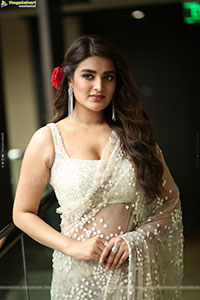 Nidhhi Agerwal at Hari Hara Veera Mallu Press Meet