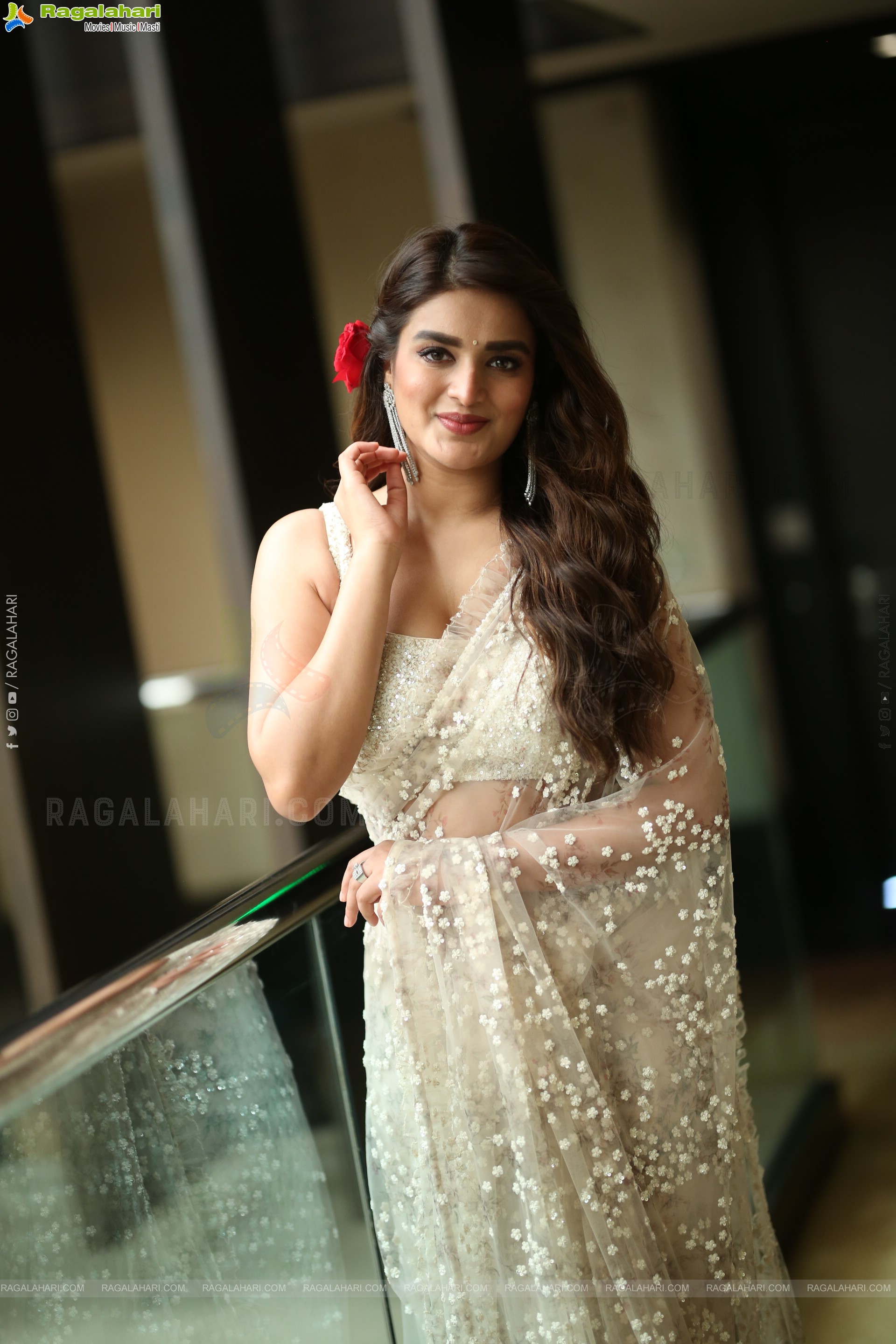 Nidhhi Agerwal at Hari Hara Veera Mallu Press Meet, HD Gallery