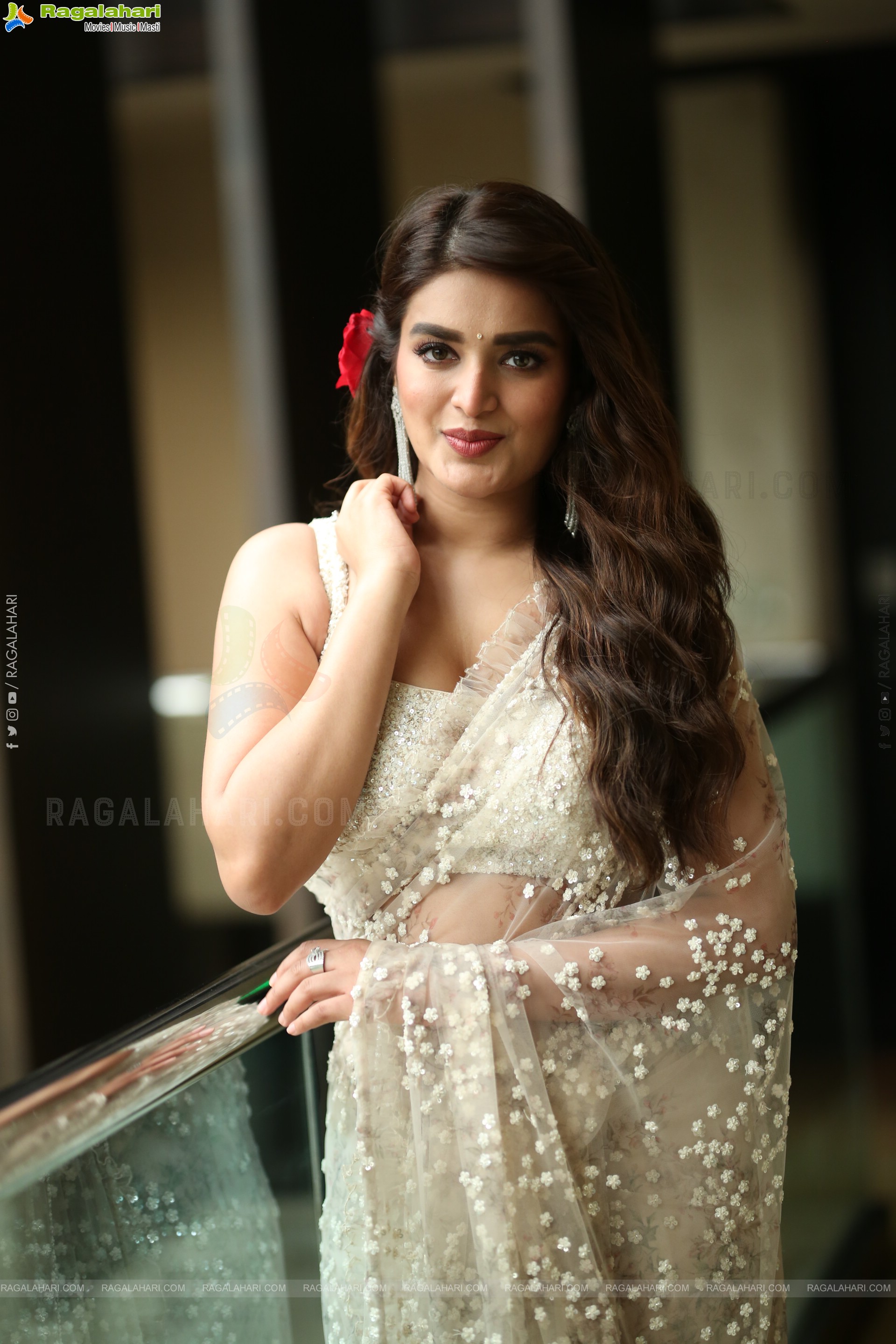 Nidhhi Agerwal at Hari Hara Veera Mallu Press Meet, HD Gallery