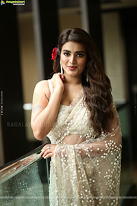Nidhhi Agerwal at Hari Hara Veera Mallu Press Meet