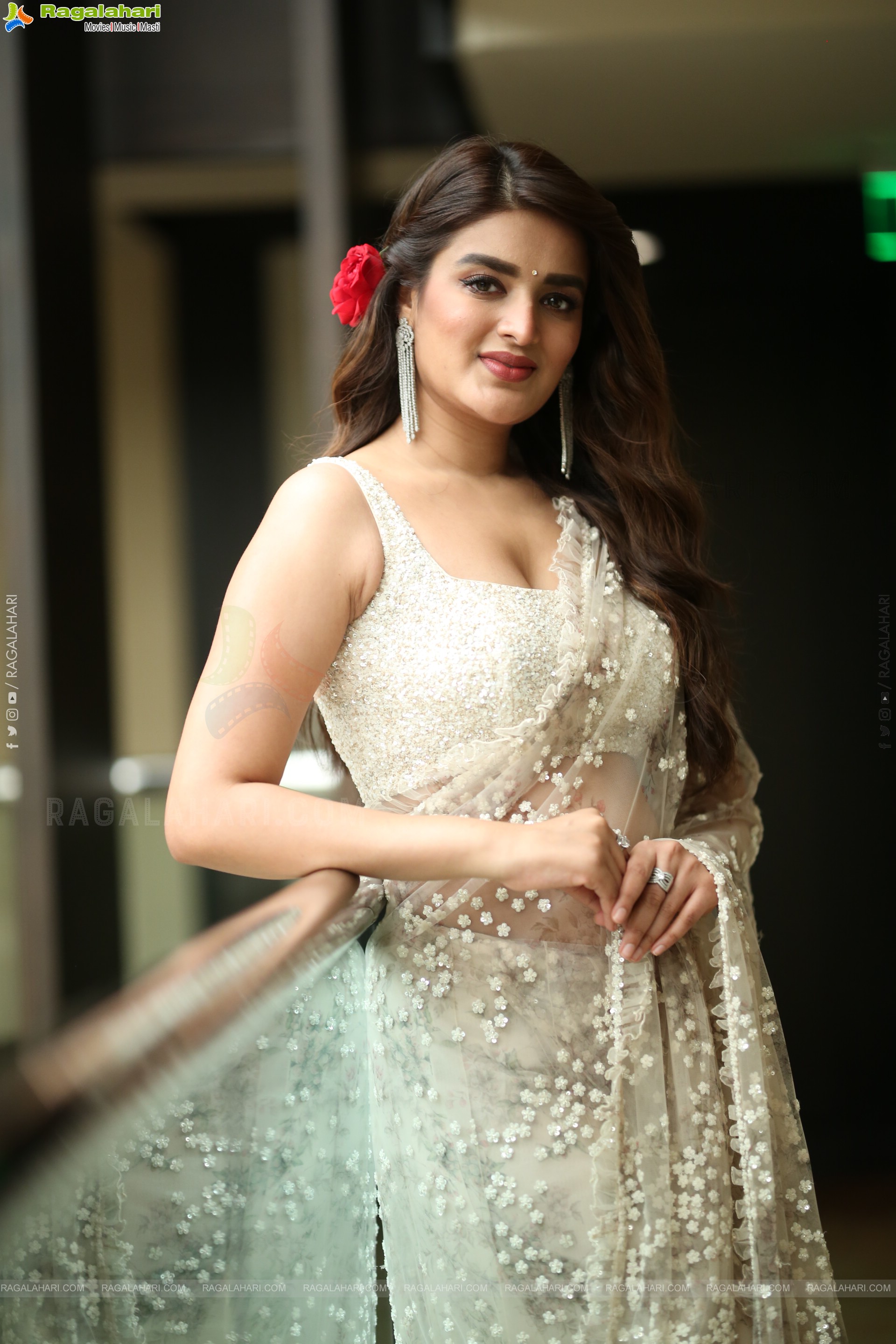Nidhhi Agerwal at Hari Hara Veera Mallu Press Meet, HD Gallery
