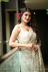 Nidhhi Agerwal at Hari Hara Veera Mallu Press Meet