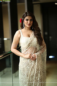 Nidhhi Agerwal at Hari Hara Veera Mallu Press Meet