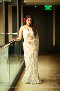 Nidhhi Agerwal at Hari Hara Veera Mallu Press Meet