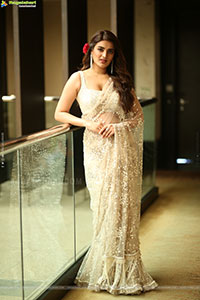 Nidhhi Agerwal at Hari Hara Veera Mallu Press Meet