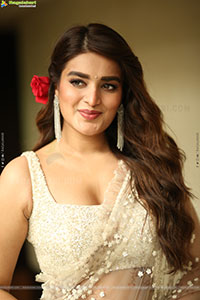 Nidhhi Agerwal at Hari Hara Veera Mallu Press Meet