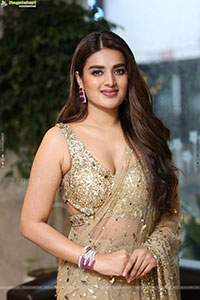Nidhhi Agerwal at Hari Hara Veera Mallu Success Meet