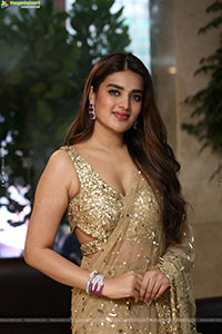 Nidhhi Agerwal at Hari Hara Veera Mallu Success Meet